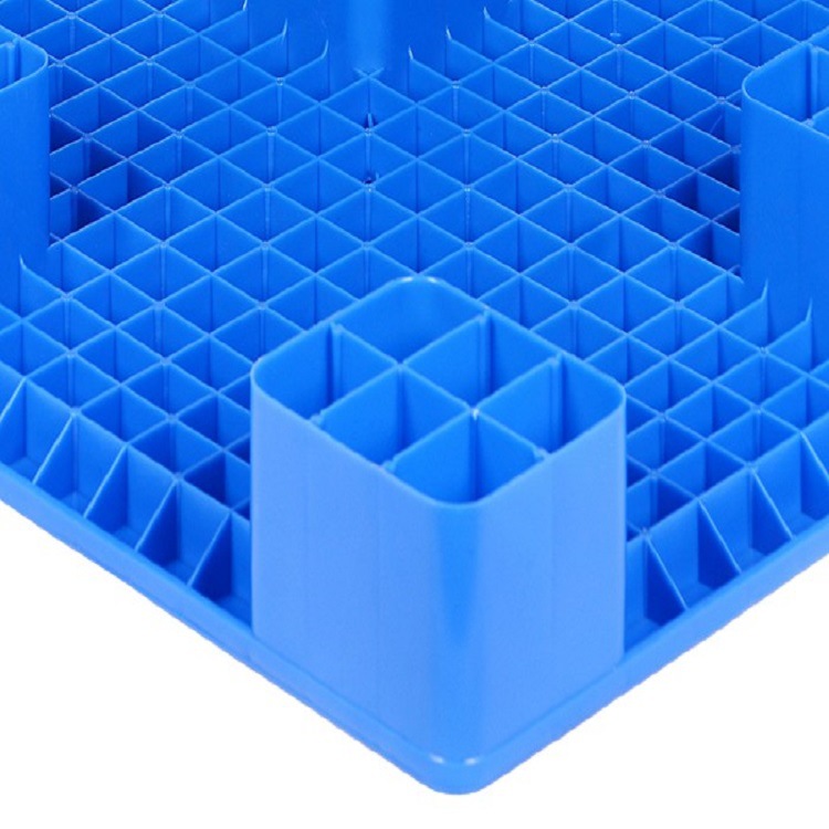 九角平板塑料托盘九脚无孔塑料卡板塑料垫板厂家现货供应