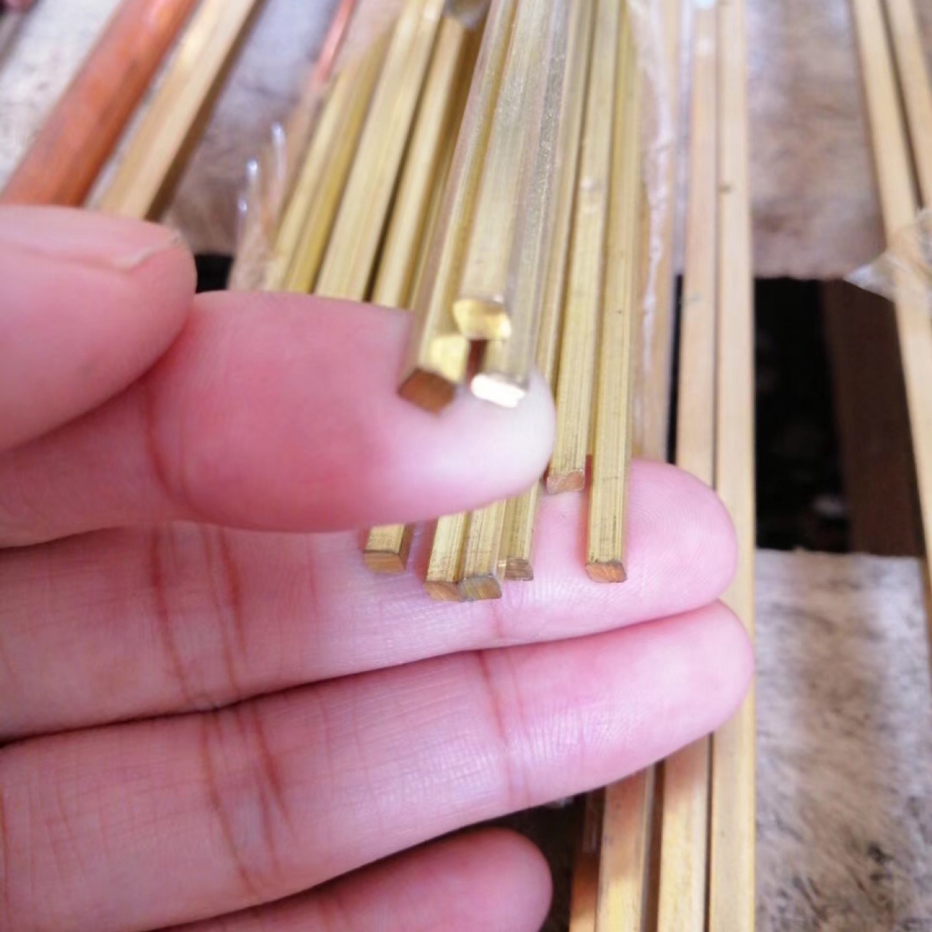 现货2*18mm 2*20mm黄铜条 非标环保装饰黄铜排 整条批发代切割