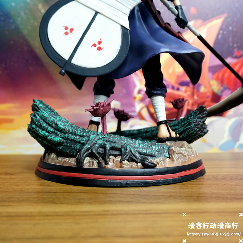 火影忍者 gk幕后mh 六道 优质版宇智波斑 秽土转生 团扇 手办摆件