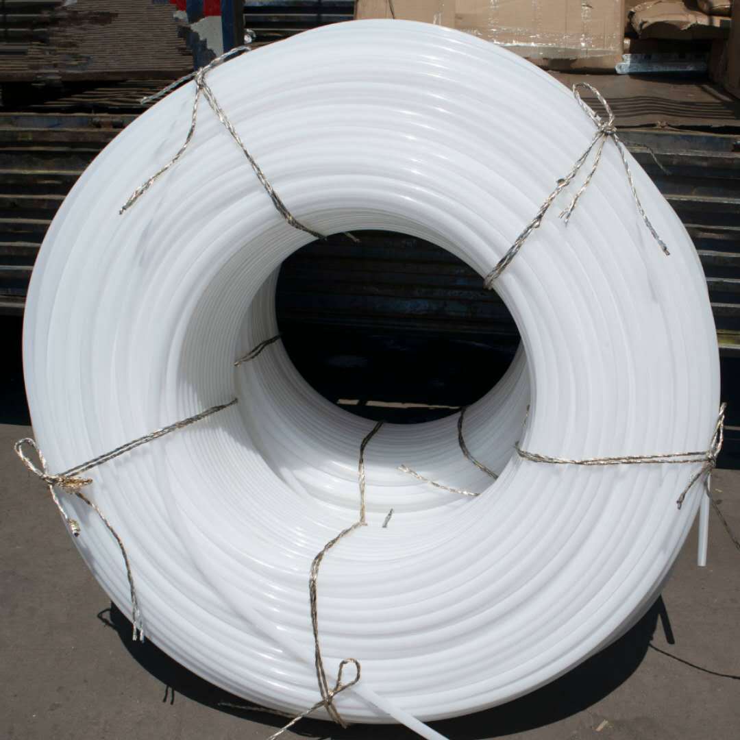 源头厂家直供聚乙烯白色塑料管 工程浆水注浆专用白色盘管 pe白管
