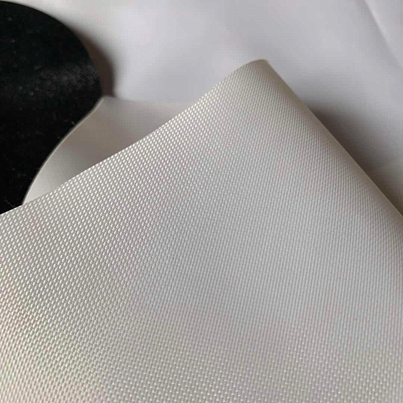 现货热销 仿尼龙420d白色牛津布pvc压胶全涤纶包袋洁具日用品布