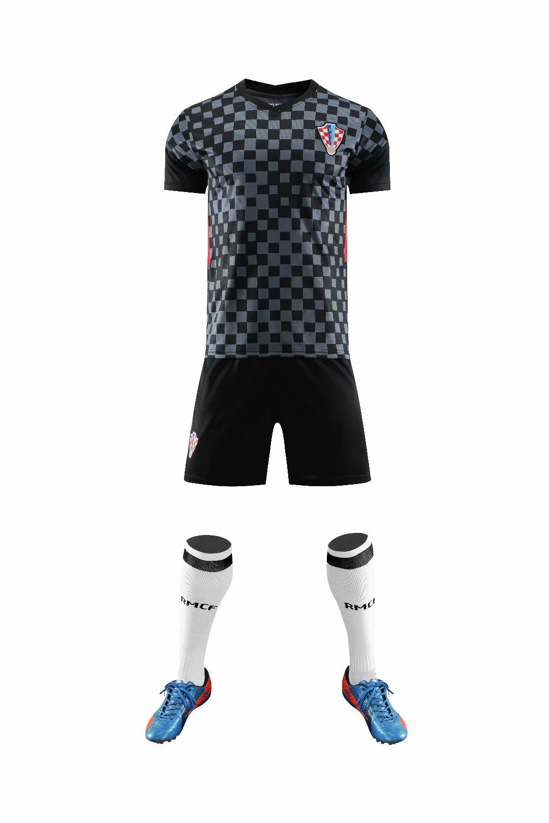 2021克罗地亚国家队主客场球衣10号莫德里奇欧洲杯成人套装足球服