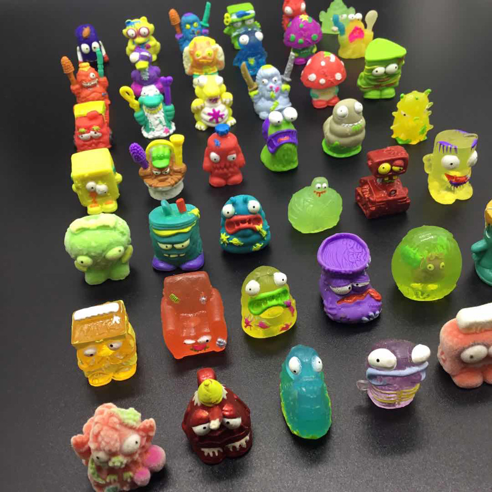 正版散货 新款垃圾虫 怪兽垃圾人 隐藏款软胶公仔玩具 扭蛋小玩具