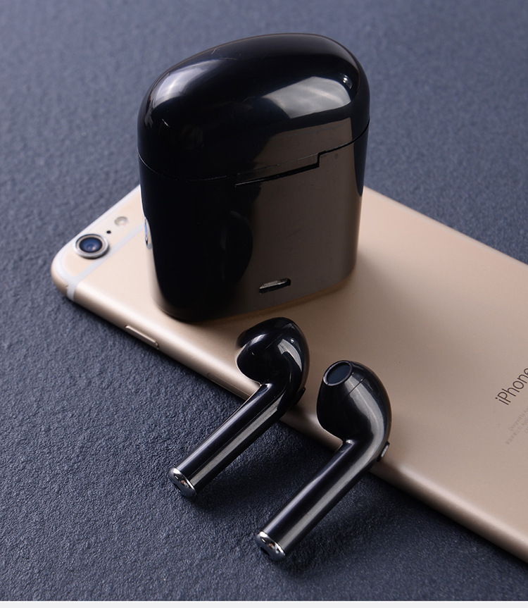 爆款tws i7s蓝牙耳机无线对耳立体声i7s迷你运动耳机跨境电商