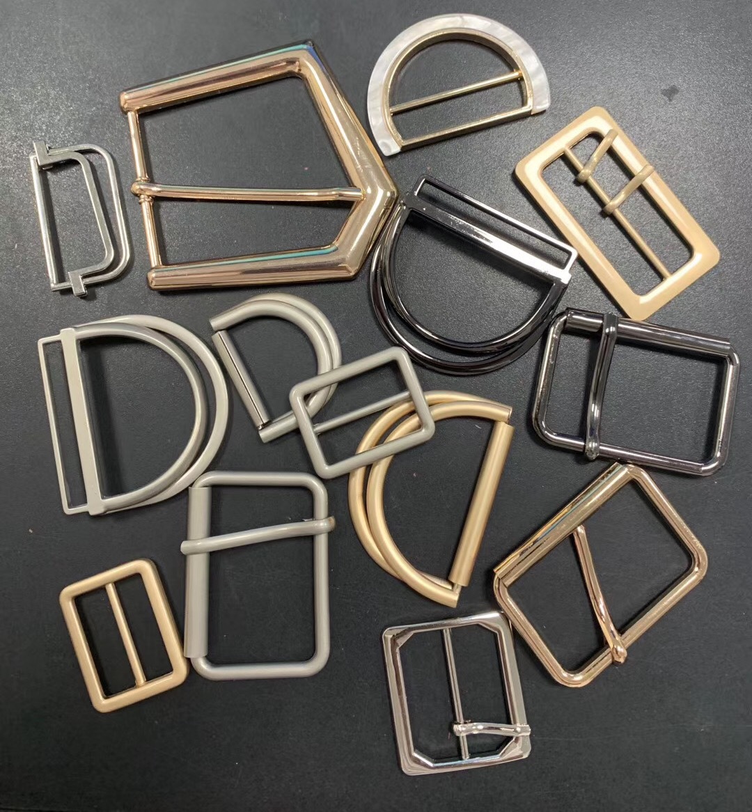 厂家直销批发合金d字扣双d环半圆线扣腰带调节扣活动扣