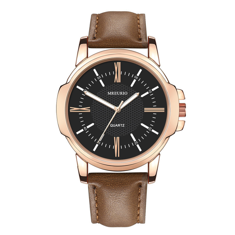 外贸热卖爆款新款时尚男士手表男表腕表石英表礼品watch 一件代发