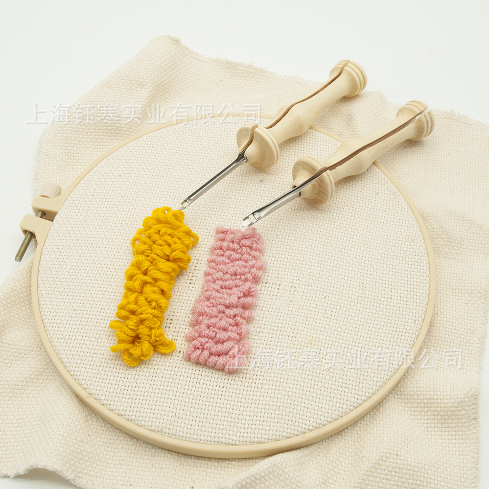 毛线戳戳绣 俄罗斯掇绣花针毛线绣绣花针侧边开缝戳针5mm/3.