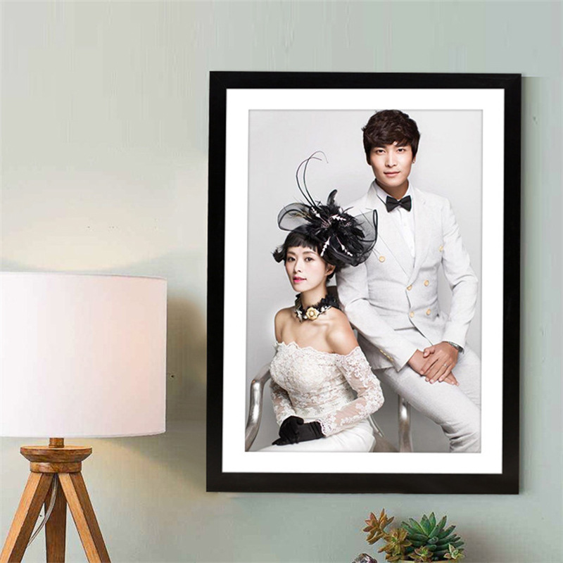 相框可印logo画框挂墙装裱20寸a2海报a4k1开a3外框素描外框架平面