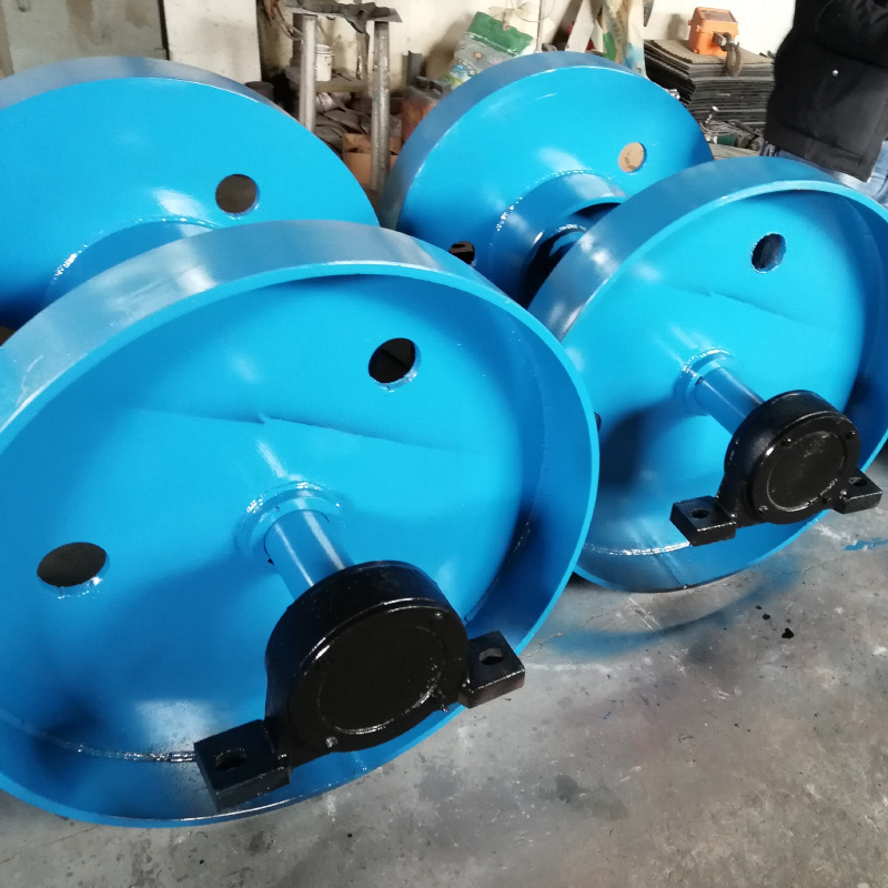 鲁鑫输送机配件橡胶包胶传动滚筒 头轮改向无动力尾轮辊子 压带轮