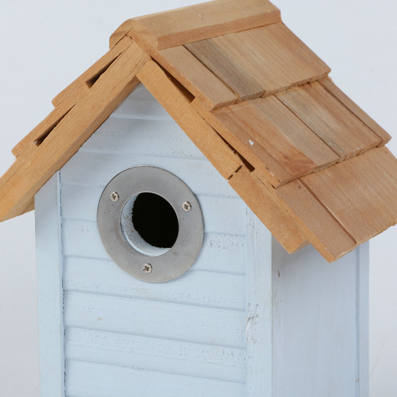 厂家定制创意diy鸟窝户内外鸟屋田园风手工制作木质实木鸟窝