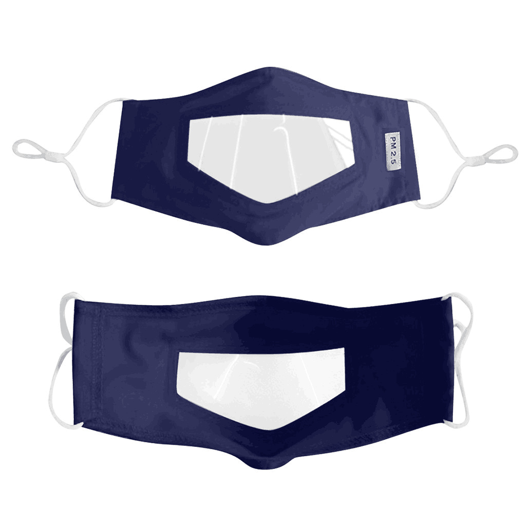 透明口罩防尘透气唇语口罩男女防护用4色pm2.5成人透明口罩