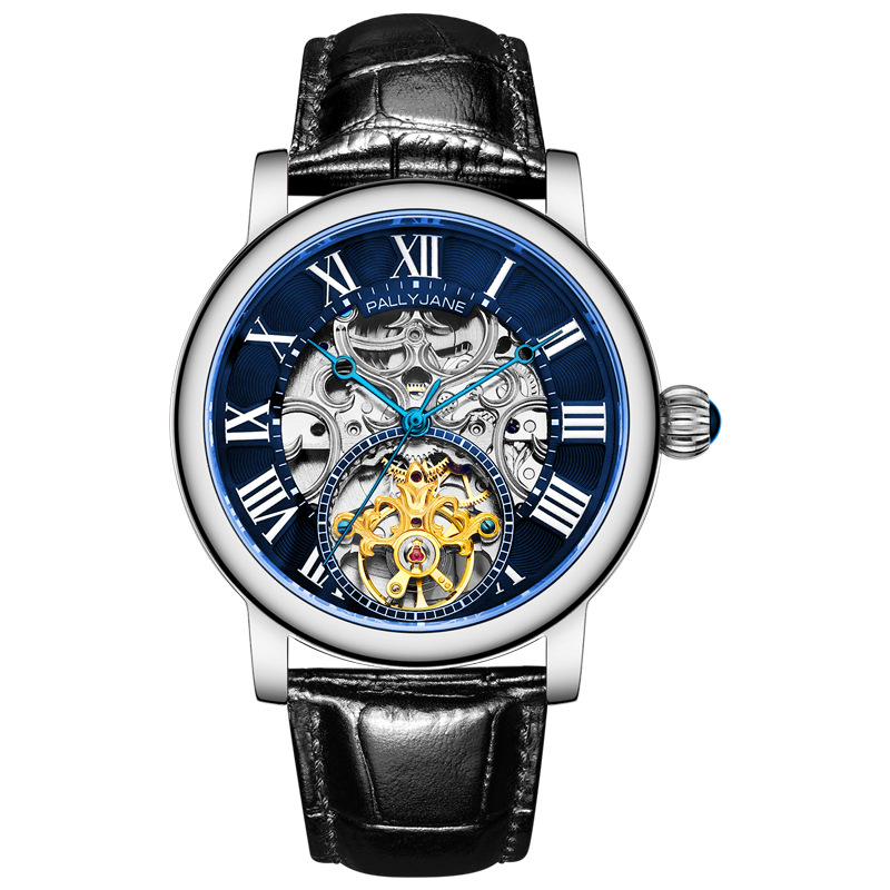 2020新款机械表男士全自动机械表男表镂空时尚潮流夜光防水陀飞轮