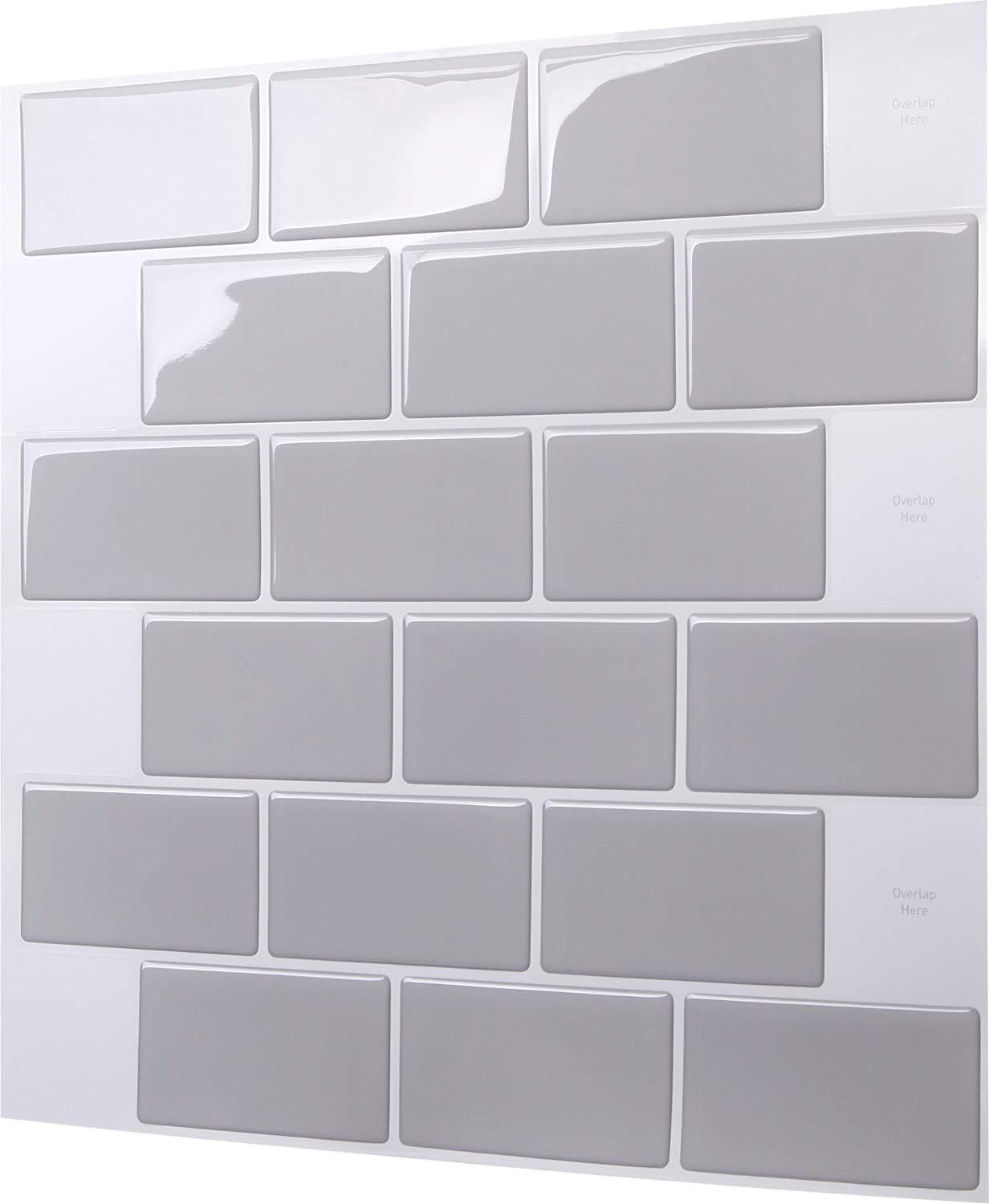 Creative Self-Adhesive White Brick 3D Stereo Glue Wall Stickers Waterproof Oil Stain Interior Decoration Wallpaper Wallpaper Factory Direct Sales