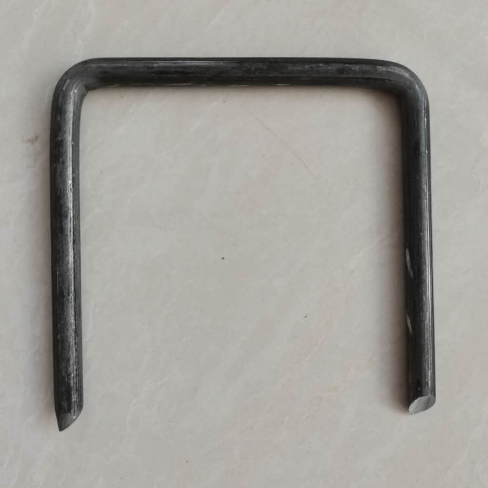 镀锌园艺防草布地钉草坪大棚绿化草皮钉钢丝u型植物固定钉u型地钉