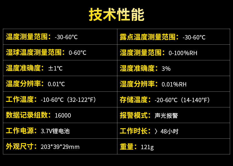 温湿度计可连接电脑温度湿度测试空气质量检测仪器厂家现货批发