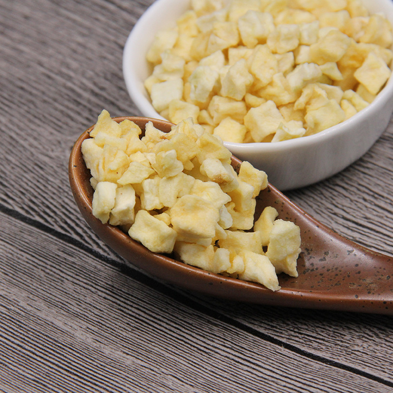 脱水水果粒 冻干苹果粒脱水苹果干苹果粒苹果丁散装批发苹果粒