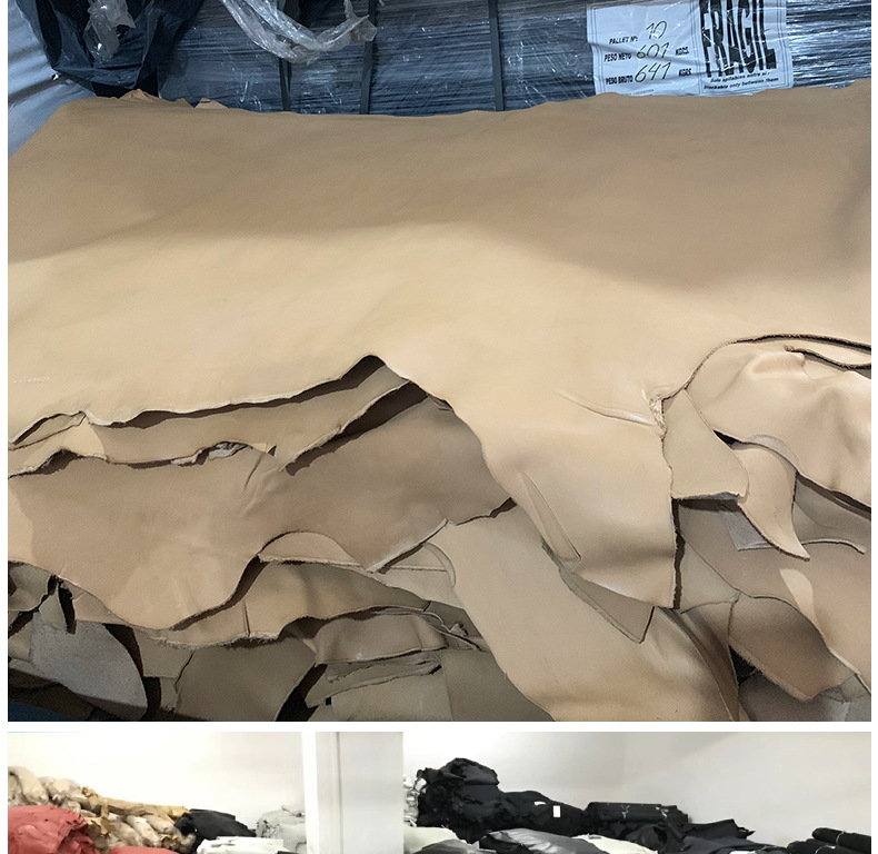厂家直销进口原皮胚 真皮皮料货源充足稳定 头层牛皮半成品牛皮革