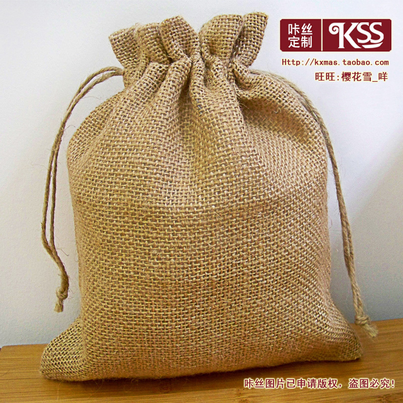 厂家亚麻袋 大米袋 茶叶布袋 咖啡豆麻袋 粗黄麻布袋