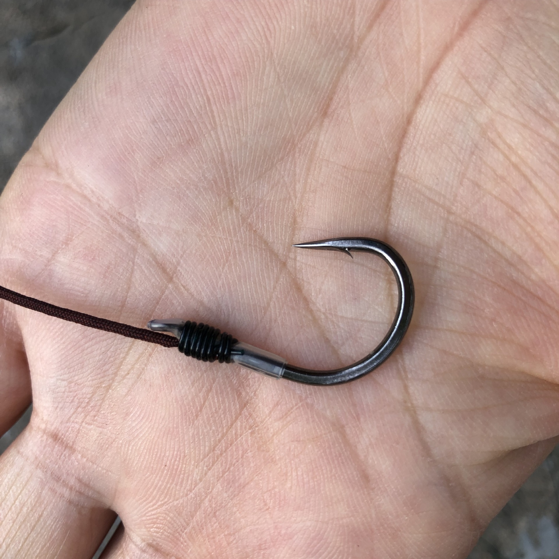 大物子线双钩成品青鱼钩线组钓巨物鲟有倒刺钩巨物鱼钩