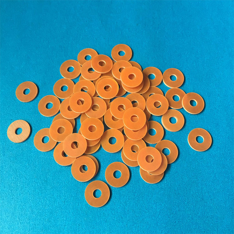 供应黄色电木垫片 电机耐磨电胶木介子 塑料绝缘垫片 耐高温电木