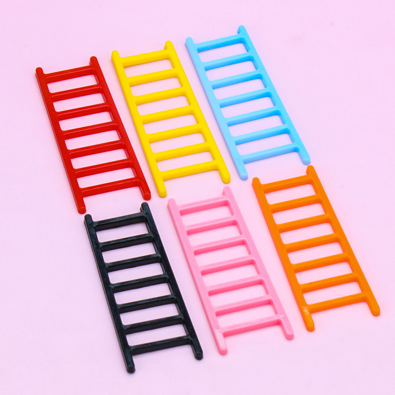 厂家直销新款彩色烘焙装饰品蛋糕甜品插件聚会派对气氛梯子摆件