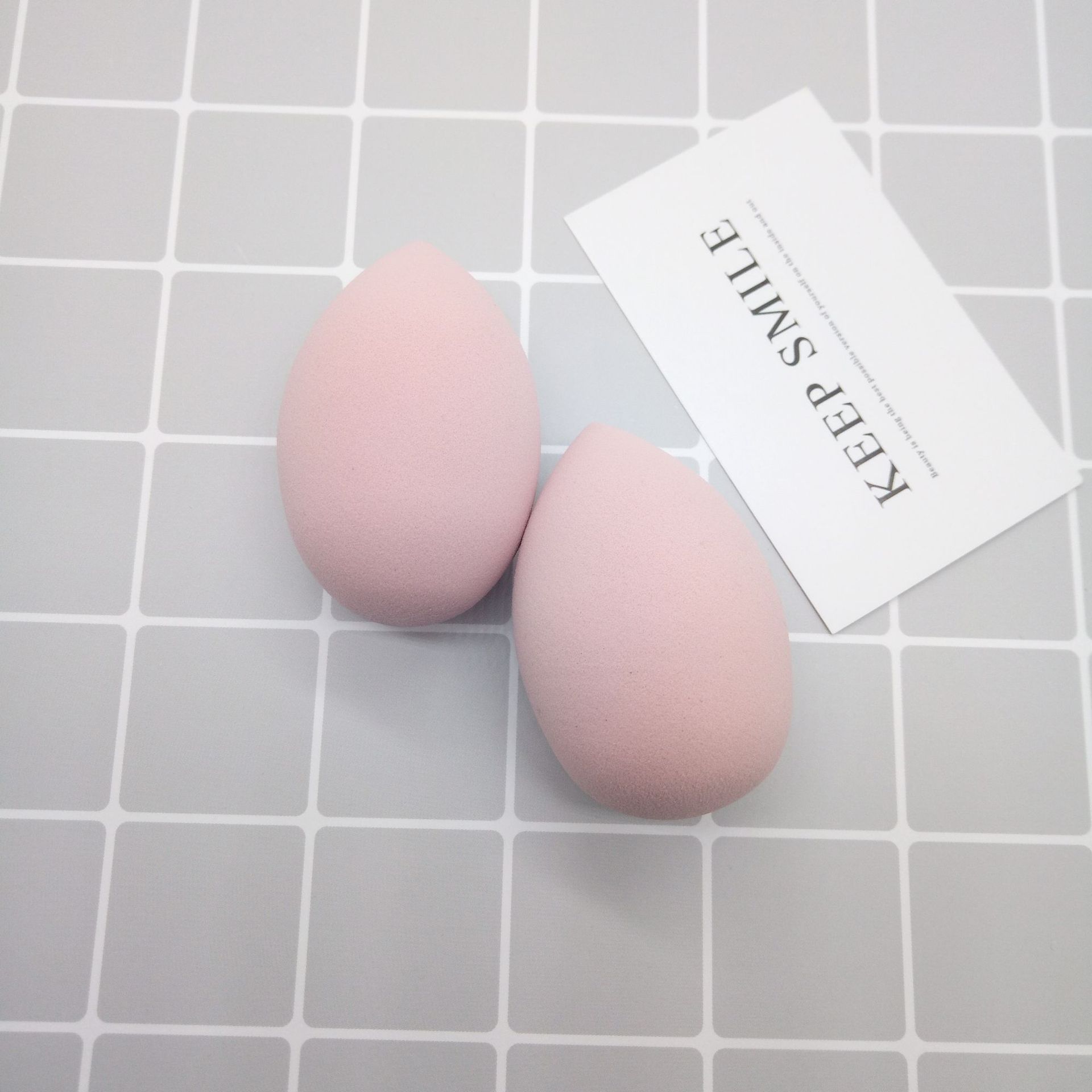 新款水滴型化妆粉扑干湿两用非乳胶粉puff美妆蛋定制