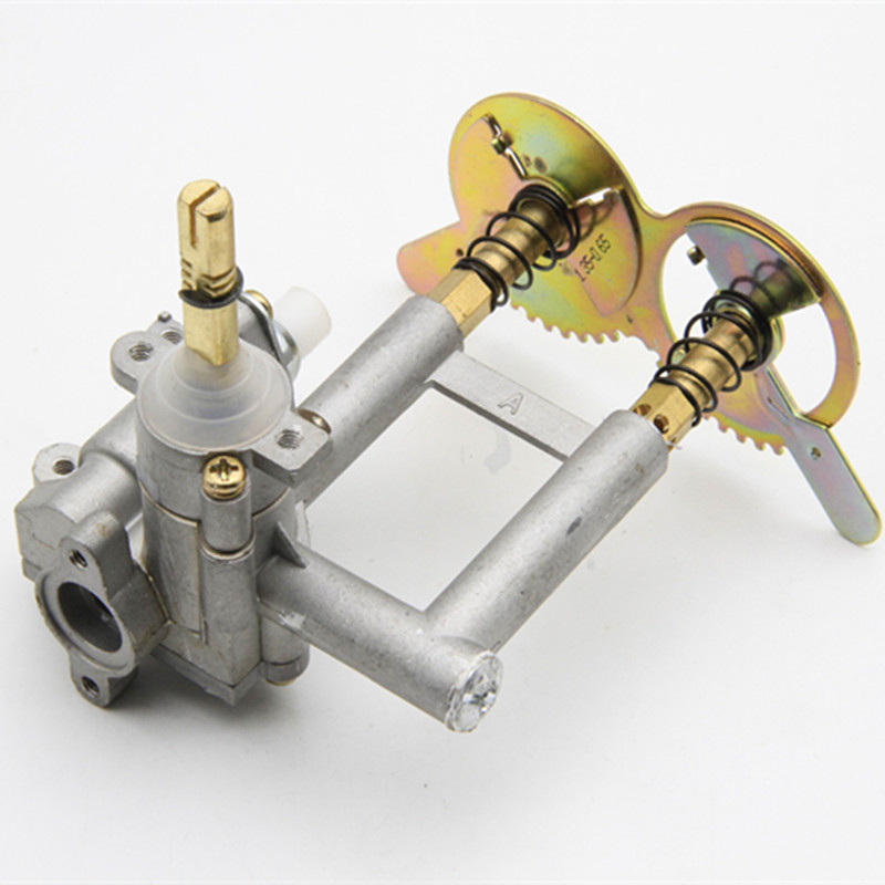 灶具配件 燃气灶气阀总成 炉头 煤气灶马鞍式阀体开关 带安全阀