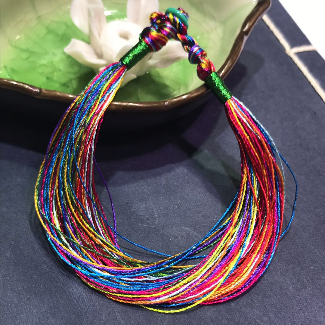 本命年彩绳手链手工编织五彩绳手链色泽美男女款新品上市礼物