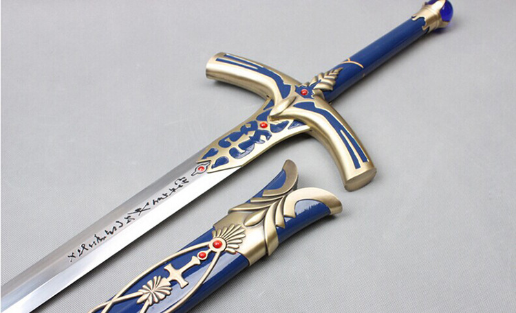 石中剑 fate命运之夜长夜誓约黑胜利剑黄金之剑1:1全金属未开刃