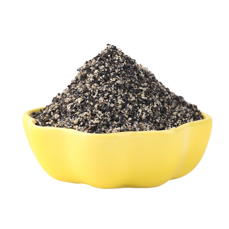 低温烘焙熟黑芝麻碎 散装原料供应黑芝麻粉7星黑芝麻粉