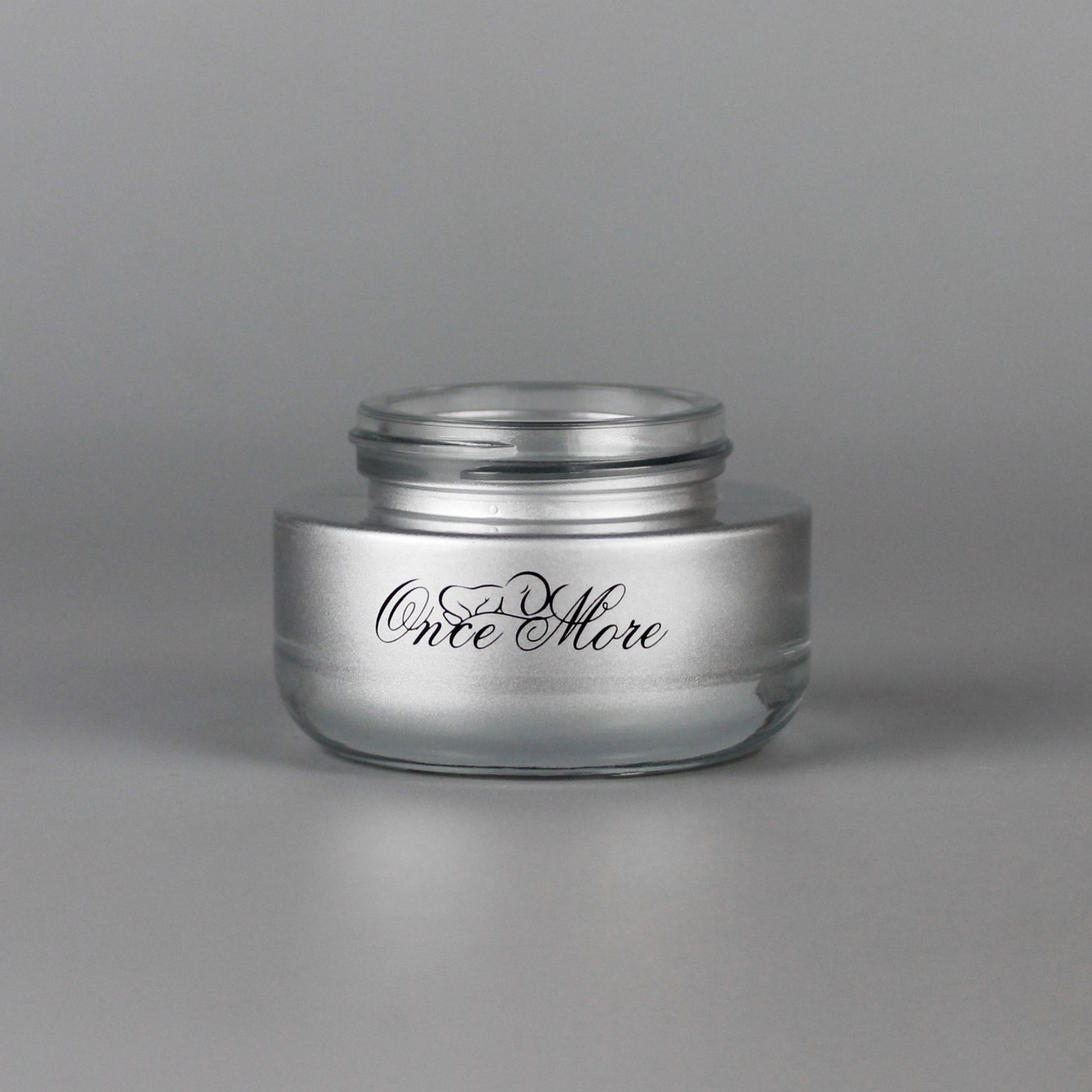 新款现货玻璃瓶套装哑白亮银盖套装 化妆品瓶子套装 高档护肤套装