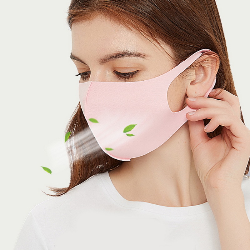 成人款 防尘口罩 纯黑同款挂耳式口罩 显瘦纯黑口罩可清洗面罩