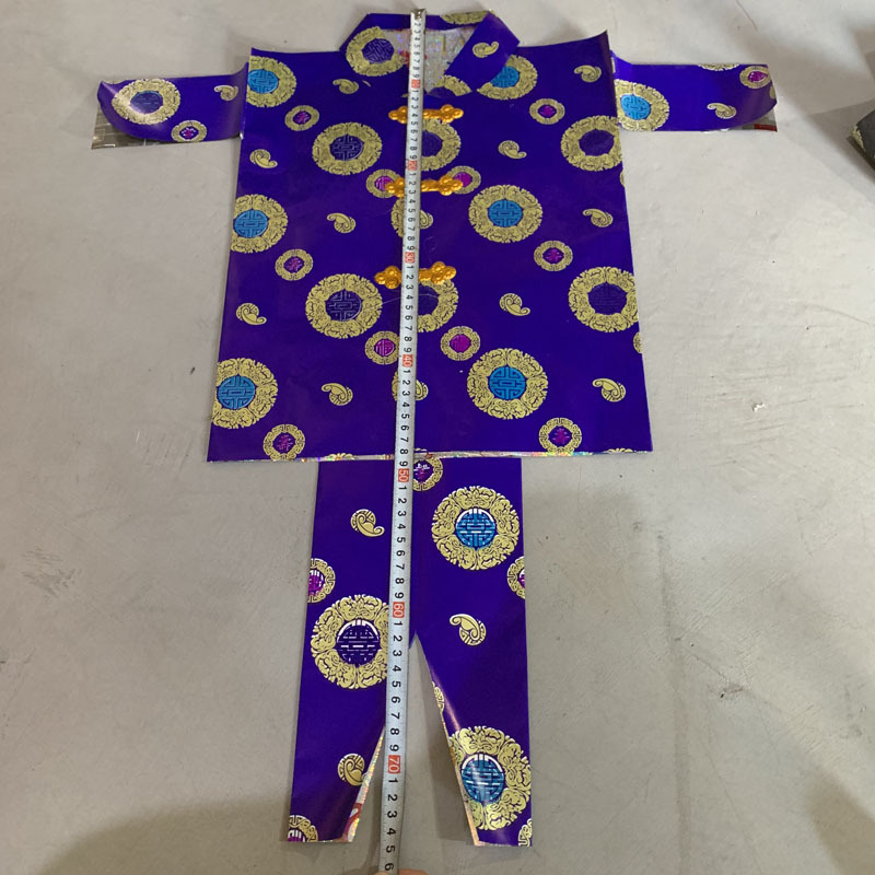 男士纸糊成品寒衣棉衣十月一上坟纸衣服烧纸祭祀殡葬死人大全纸活