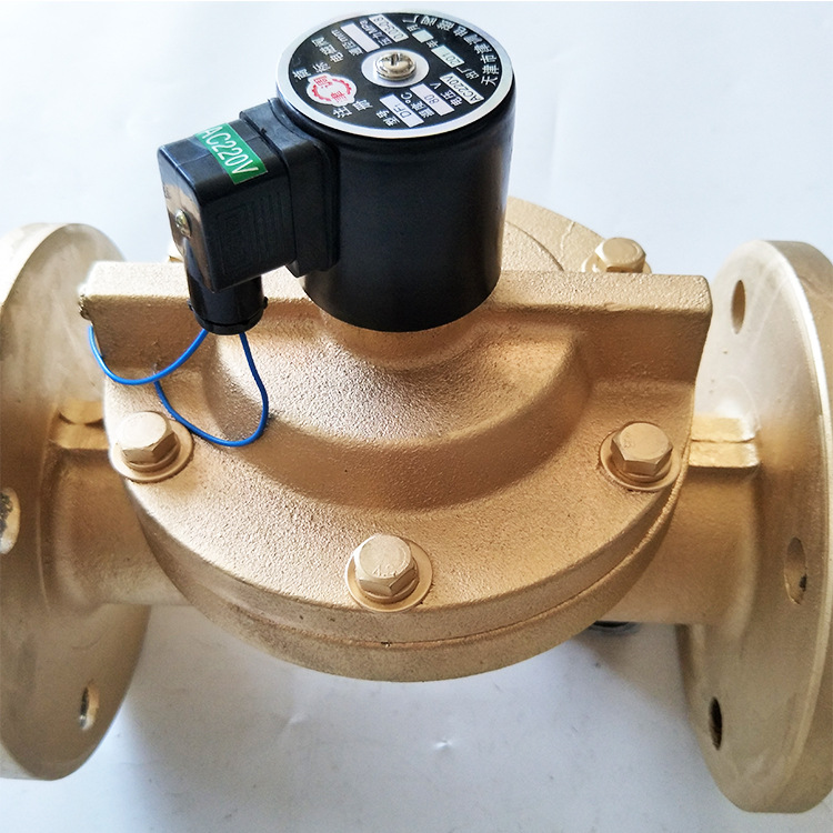 df铸铁电磁阀常闭水用法兰电磁阀先导式电磁阀电动阀门消防电磁阀
