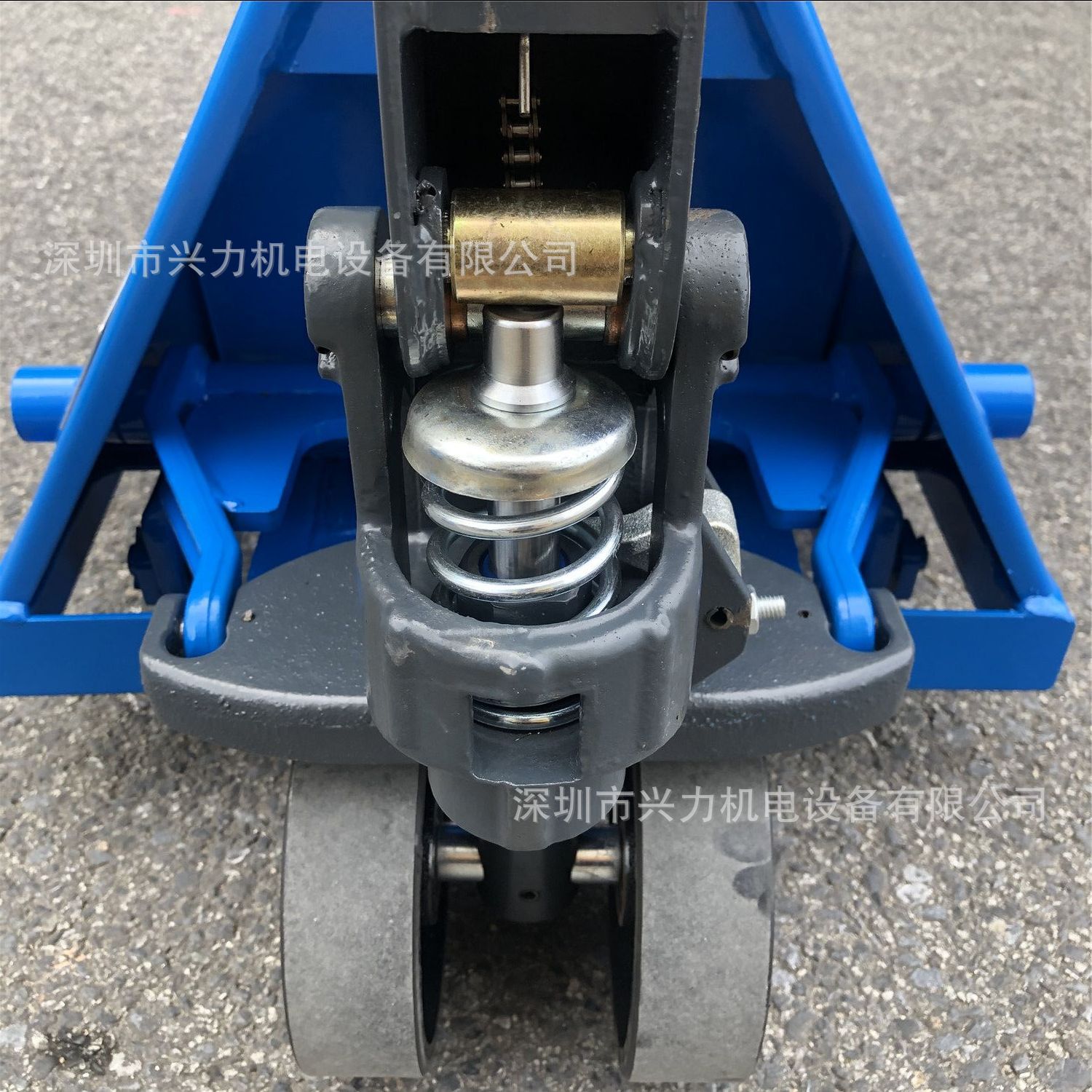 szhoular比亚迪4吨手动搬运车手动拖板车液压手拉叉车byd托盘车