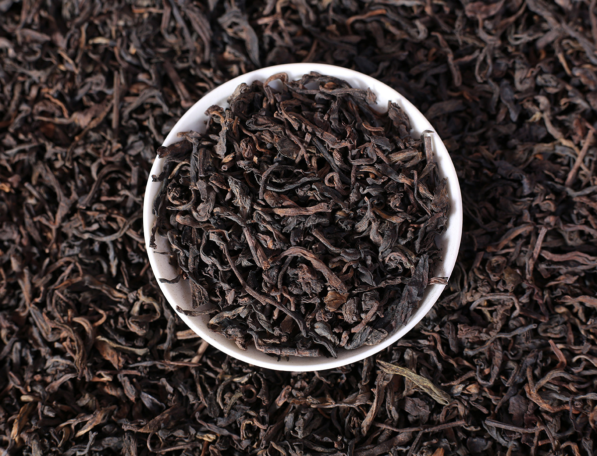 批发厚朴茗茶云南普洱2016勐海干仓三级熟茶乔木大树纯料500g散茶