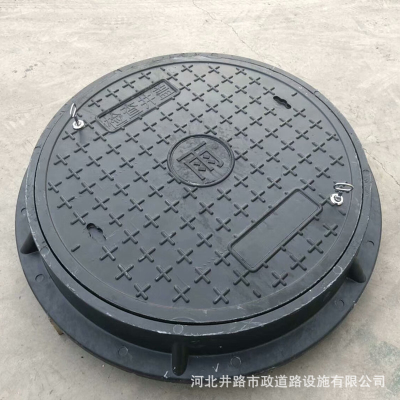 井盖防盗锁树脂井盖复合材料路边雨水井盖树脂加锁井盖防偷