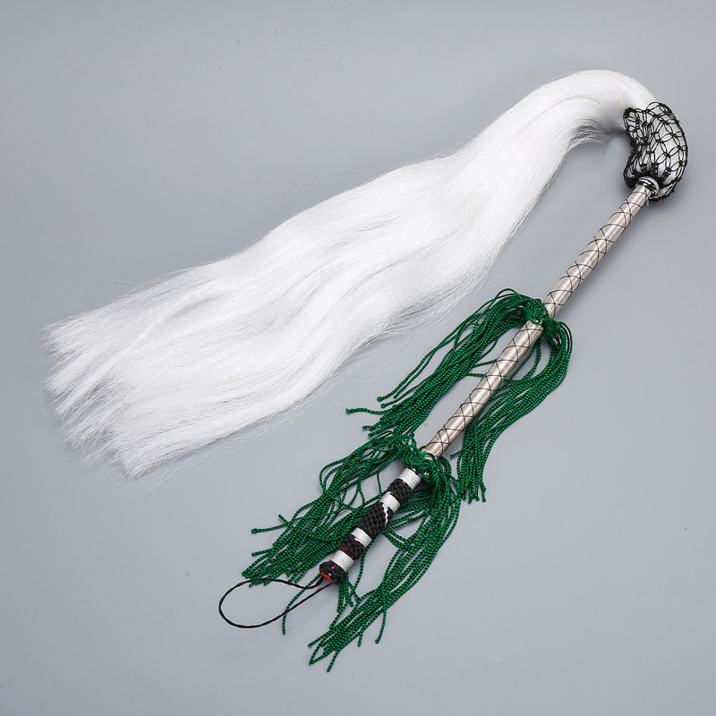 太监拂尘太极拂尘仿马尾浮尘真马尾健身拂子批发太极佛尘舞台道具