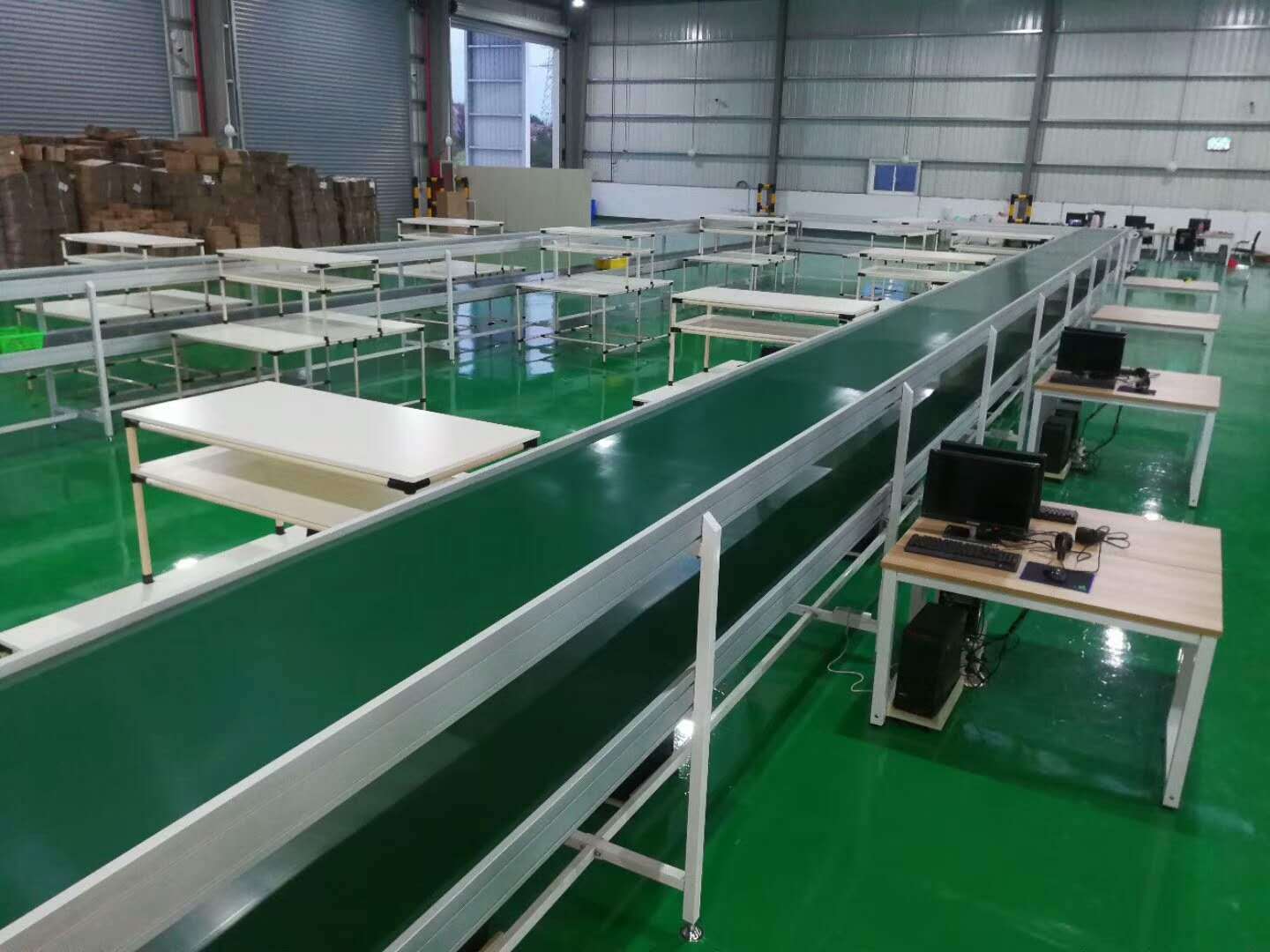 皮带流水线带式输送机 哑光输送机 流水线传送带金华厂家直供