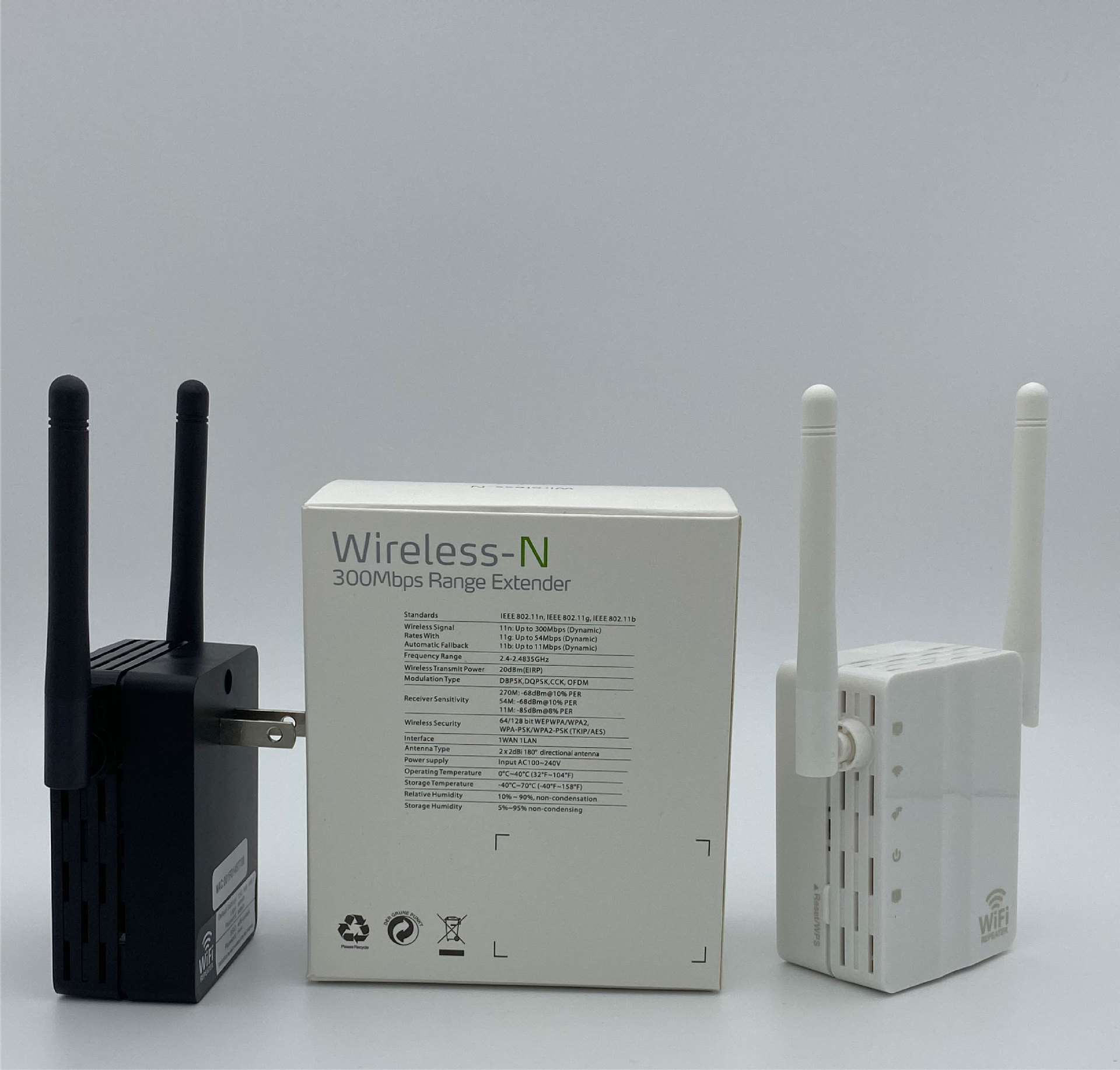 300m无线网络穿墙中继器 无线信号放大器wifi扩展器wifi repeater