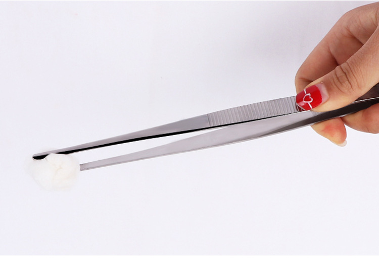 家用医箱镊子美容不锈钢拔火罐用镊子夹酒精棉钳子拔毛捏