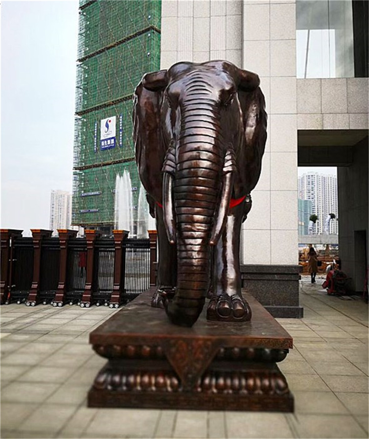 铜像厂家定做商场大象雕塑大象雕塑厂家制作仿真铜大象雕塑