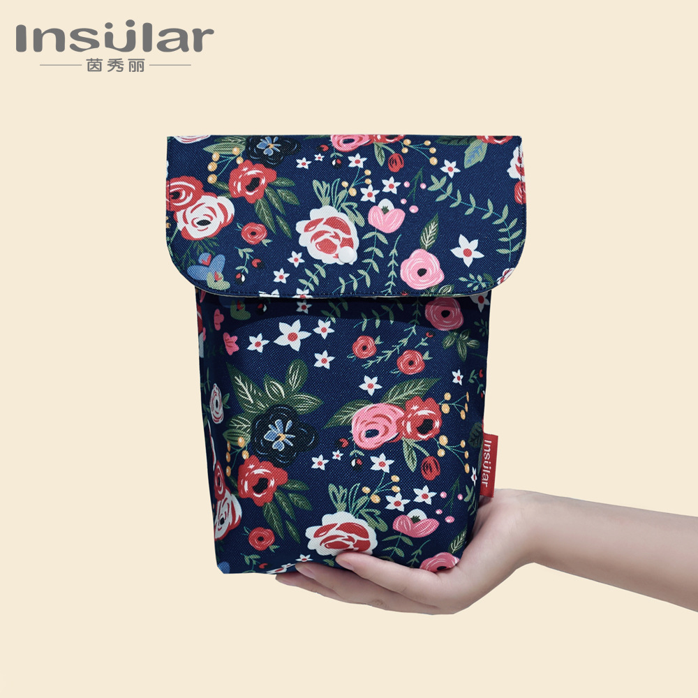 Insular Portable Baby Diaper Storage Bag Baby Going out Multifunctional Baby Diapers Storage Bag Diaper Bag