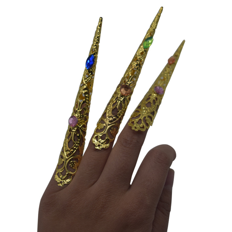 甄嬛娘娘指甲套同款护甲假长指古代宫廷舞蹈古装配饰 皇后嫔妃女