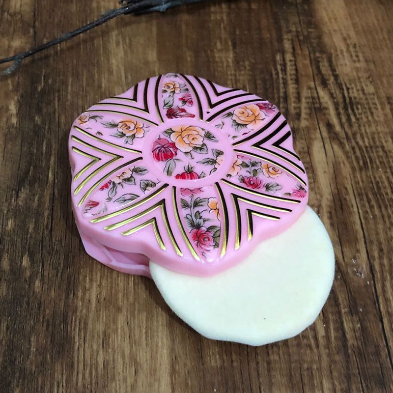 芬宝莲花粉饼19g 定妆补妆 莲花彩妆遮瑕粉饼 量大咨询