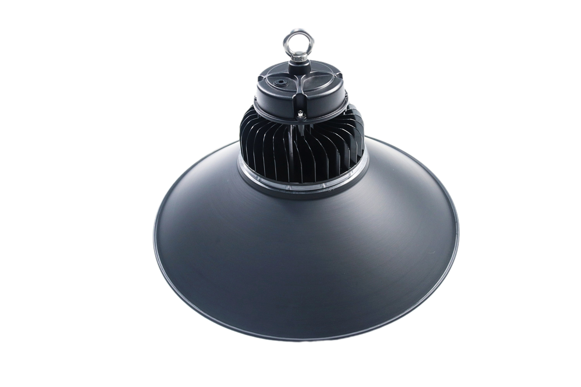 厂家批发led灯罩 120度工矿灯黑色灯罩 led工矿灯反光罩 旋压罩