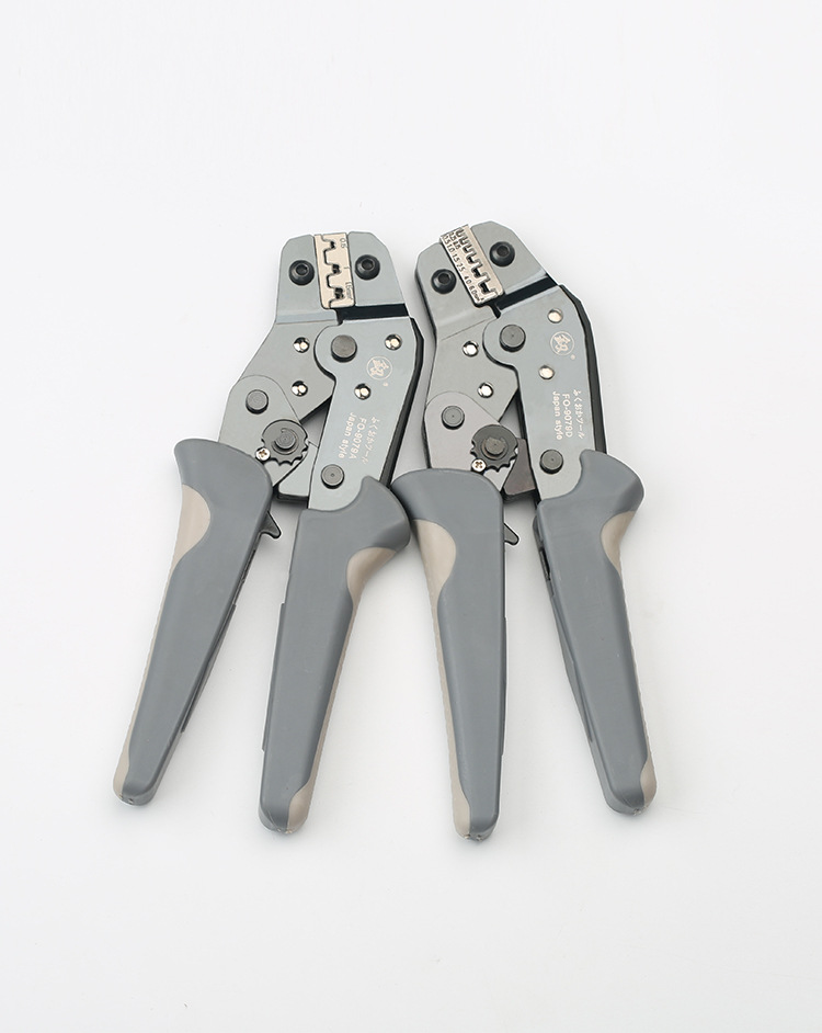 日本福冈电工压线钳夹线钳多功能冷压端子压线帽专用钳子接线工具