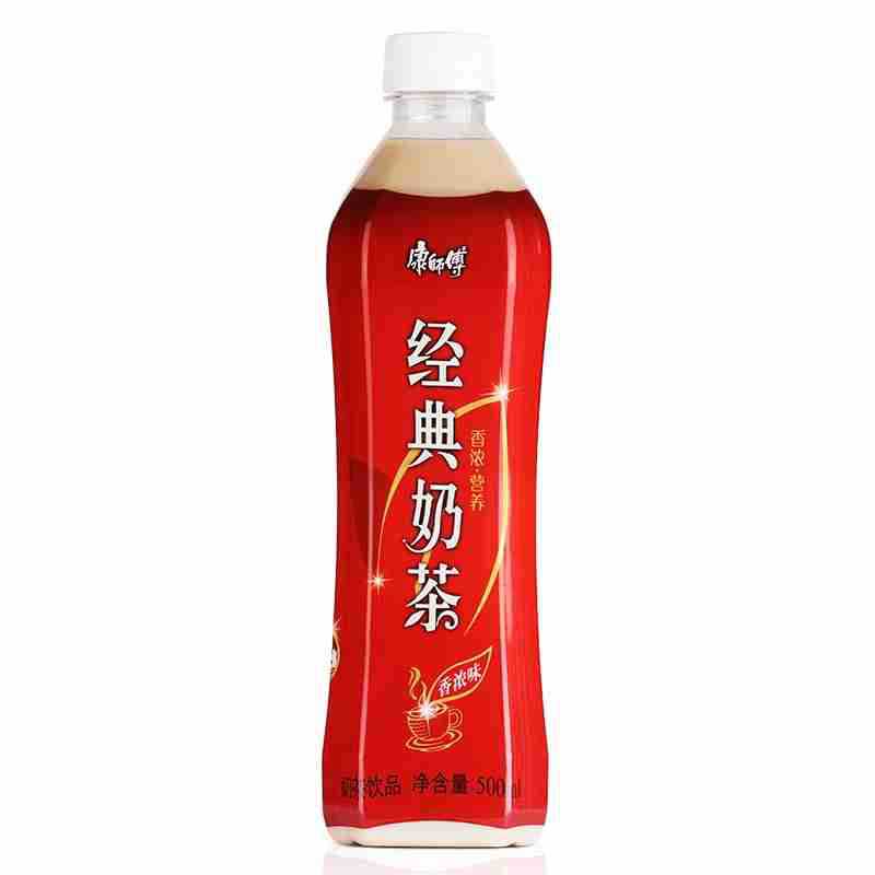 康师傅 奶茶 500克x15瓶整箱 芝士奶茶 香浓炼乳