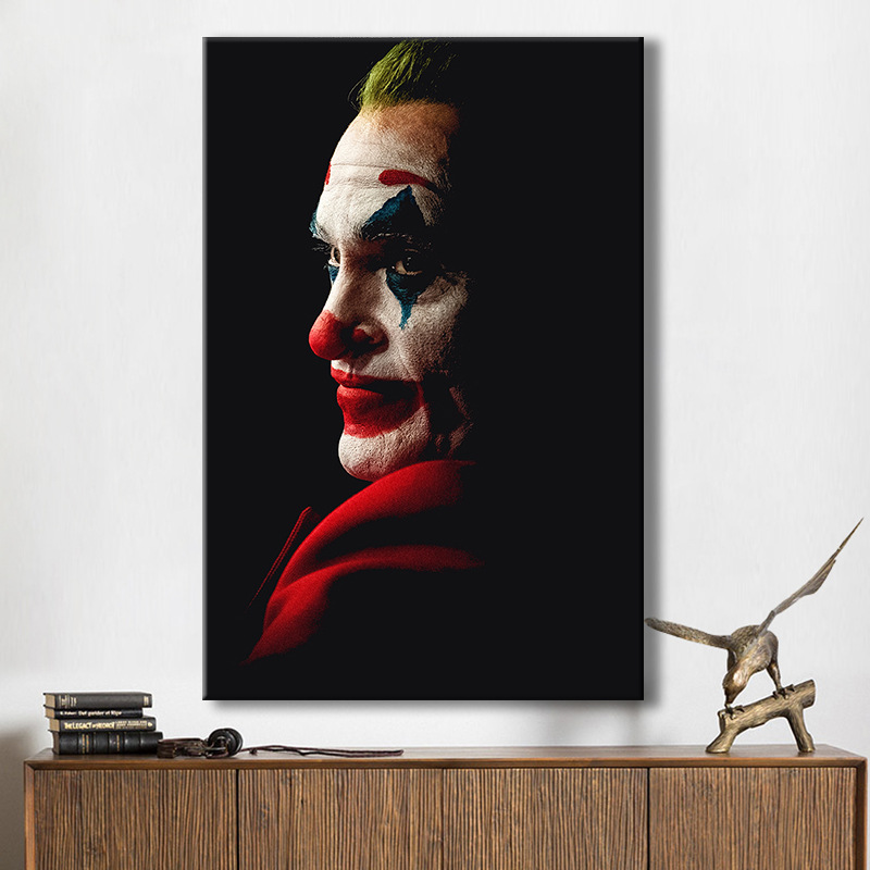 姿彩喷绘油画壁画joker无框内框画 速卖通亚马逊敦煌货源跨境货源