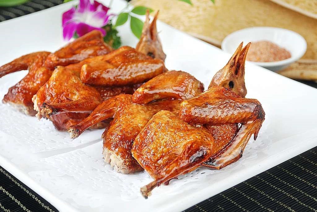 全国发货新鲜妙龄乳鸽 脆皮乳鸽 原材料冻石岐鸽杀好 6-6.9两/只